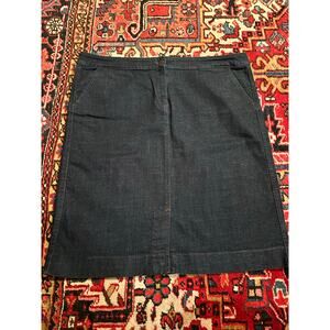 Eileen Fisher Dark Denim Pencil Skirt Size XL